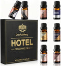 Hotel Diffuser Oil Gift Set - Inspired by 5-Star Hotel Scents - My Way,Ritz - C,White Tea,Baccarat,Four Seasons,Hilton,Beachfront Villa,Paris Coast, Fragrance Oil Set
