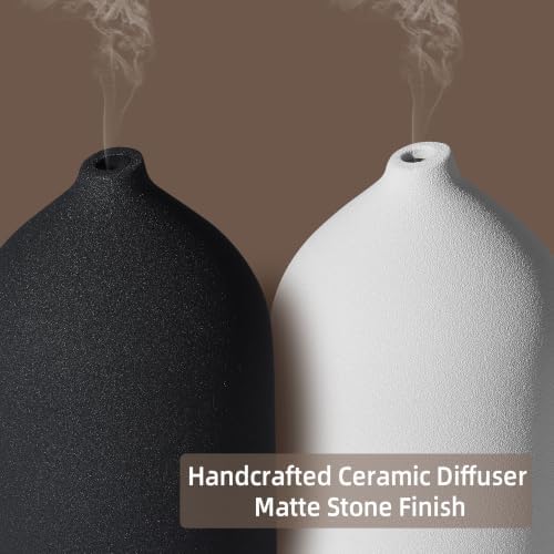 Gooamp 200ML Ceramic Essential Oil Diffuser for Home, Stone Diffuser 2 Pack