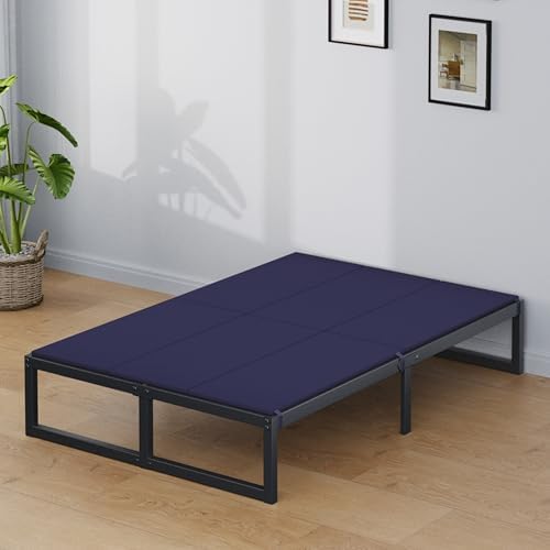 Lutown-Teen Bunkie Board Queen High-Density Polymer Bed Support, Blue