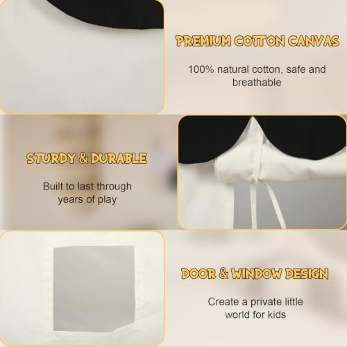 Reading Nook Tent Large Flax Reading Corner Canopy Decoration
