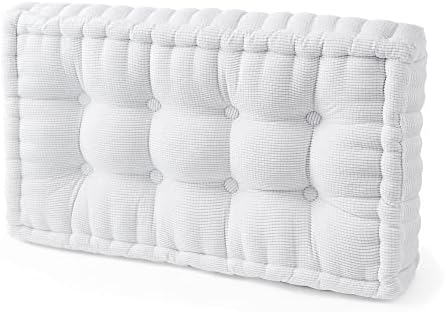 DormCo Rainha® - Ultra Thick Tufted College Headboard - Pure White