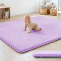 1.3" Thick Baby Floor Play Mat 50x50 Padded Playpen Mat, Violet