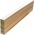 Solid Pine Wood Slats King Size 76 inches Long x 3 inches Wide x 1 inches Tall Mattress Support Pack of 13 Count Replacement Spare Parts Custom Size Cutting Service (King 76 in, 76)