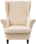 HZDHCLH Wingback Chair Slipcovers 2 Piece,Stretch Spandex Wingback Chair Covers for Living Room Armchair,Washalbe Sofa Slipovers