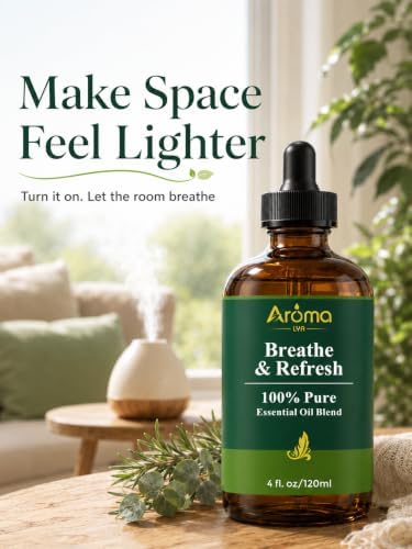 100% Pure Essential Oil Blends - Breathe Refresh