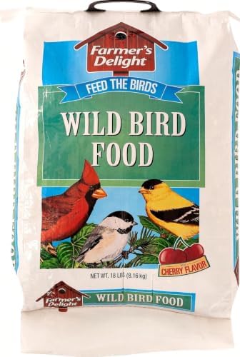 Wagner's 53006 Farmer's Delight Wild Bird Food with Cherry Flavor, 18-Pound Bag