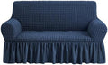 NICEEC Loveseat Covers Washable Love Seat Couch Covers Slipcover with Skirt