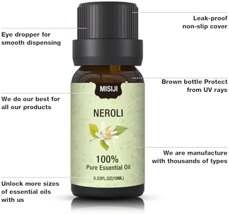 Essential Oils Set-Essential Oils for Diffuser for Home,Diffuser Oils Scents for Aromatherapy,Laundry,Candle&Soap Making,Humidifiers 6 X 10ML