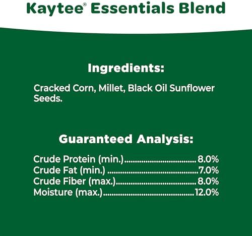 Kaytee Essentials Blend Wild Bird Seed Mix, 9.5 Pounds