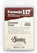 Shortie's Candle Company Coconut Cove™ Premium Wax Melts - 3 Oz., Strong & Long Lasting, Non-Toxic - Made with Essential & Natural Oils - Formula 117
