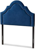 Baxton Studio Headboards, Twin, Navy Blue