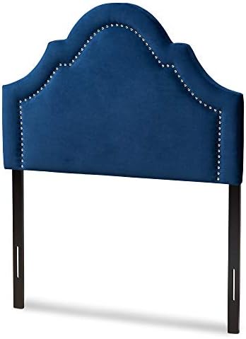 Baxton Studio Headboards, Twin, Navy Blue