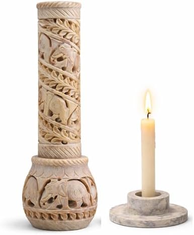 Carry Me Hand Carved Soapstone Incense Stick Holder