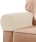 SUBRTEX Stretch Couch Arm Covers Set of 2, Non-Slip Sofa Armrest Slipcovers