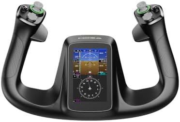 MOZA MFY Pro Yoke Handle Flight Simulator Controls Stick with Touchscreen