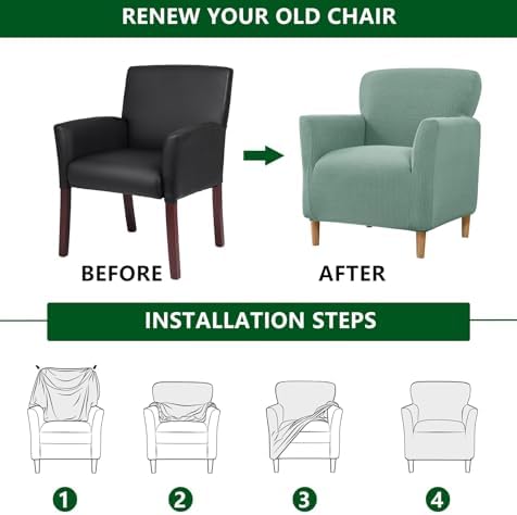 CRFATOP Accent Chair Cover, Stretch Armchair Slipcover for Living Room,B02