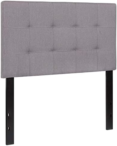 EMMA + OLIVER Twin Quilted Tufted Headboard
