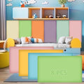 Hahafelt 8 Pack Wall Padding Headboard 19.69" x 11.81" x 1.18" Fresh Colors