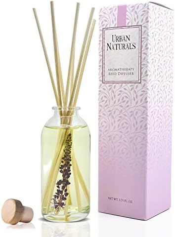 Urban Naturals Reed Diffuser Set, Lilac Blossoms - Bathroom Shelf Décor