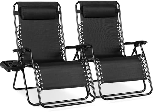 Best Choice Products Set of 2 Extra Wide Zero Gravity Chair Recliner
