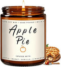 Fall Candles, Apple Pie Scented Candle for Home- Fall Scented Candles Gift Set for Women & Men, Autumn Aromatherapy Candle for Holiday, Thanksgiving, Cozy Home Décor，Long-Lasting Fragrance，7 oz