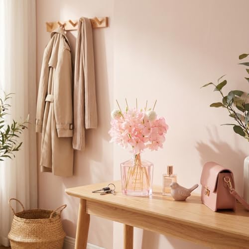 COCORRÍNA Reed Diffuser - Cherry Blossom 8.5 Fl.oz Flower Reed Diffuser Set with 8 Sticks, Home Fragrance Reed Diffuser for Home Bedroom Office Bathroom Shelf Decor (Master Collection)
