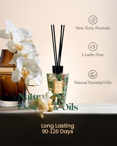 M&SENSE Reed Diffuser Set, Sage Citrus, 8.79 oz Natural Essential Oil