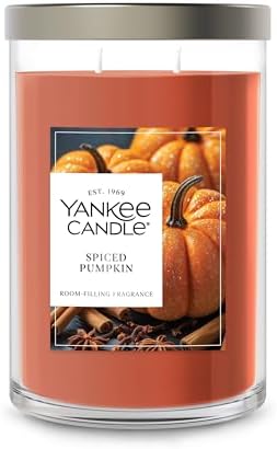 Yankee Candle Spiced Pumpkin Scented Candle, 20oz Large Tumbler