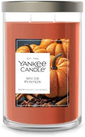 Yankee Candle Spiced Pumpkin Scented Candle, 20oz Large Tumbler