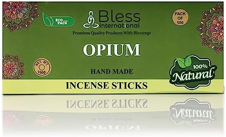 Bless-Organic-Opium 100%-Natural-Handmade-Incense-Sticks