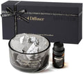 Crystal Stone Aroma Diffuser with Essential Oils for Home, Bathroom, Office, Home Decor & Fragrance 2 in 1, Chic Aromatherapy Gift Set