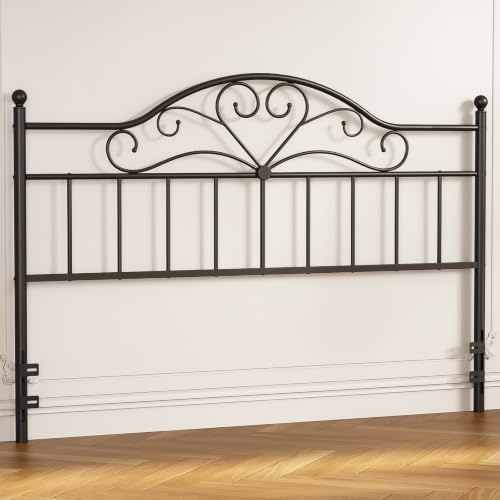 Vintage Headboard for King Bed Frame, Metal Headboard Only King Size