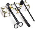 3 in 1 Candle Accessory Set,Candle Care Kit,Candle Wick Trimmer,Wick Dipper with Gift Packaging(Black)