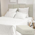 Linen Peel and Stick Headboard, Soundproof Anti-Collision Wall Panel