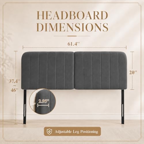 King Headboard Only, Upholstered Headboard for King Bed Frame