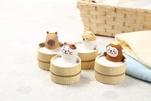 Aroma Ceramic Stone Diffuser [Japan Import] Aromatherapy Essential Oil Diffuser, Non Electric, Passive, Unique, Cute, Animal, Design for Women, Men, and Gifts (Bathing Dog)