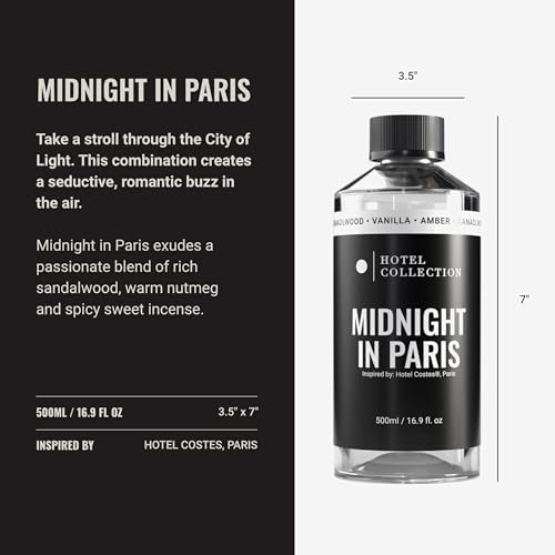Hotel Collection - Midnight in Paris Fragrance Oil for Home Diffusers, 500mL