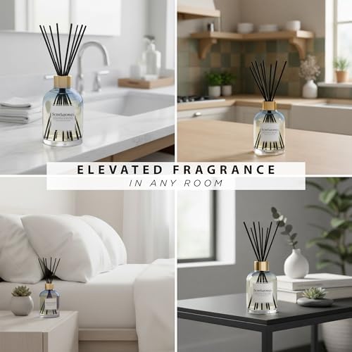 ScentSationals Eucalyptus & Sea Salt Water-Based Reed Diffuser - 5 FL OZ