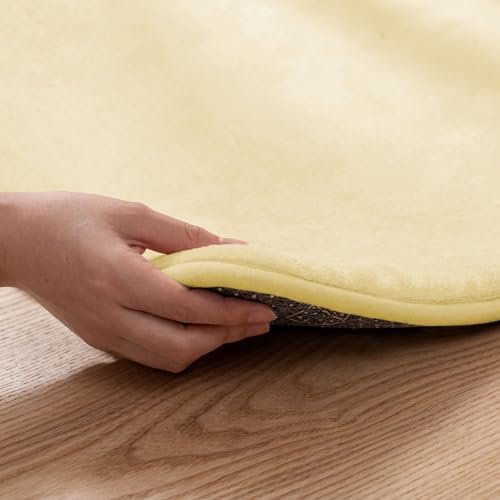 1.3" Thick Baby Floor Play Mat, 50x50 Padded Foam Mat, Vanilla