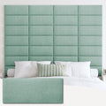 IFNOW Wall Mounted Headboard, Peel and Stick Panels, Grass Green, Queen