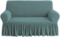 NICEEC Loveseat Covers Washable Love Seat Couch Covers Slipcover with Skirt
