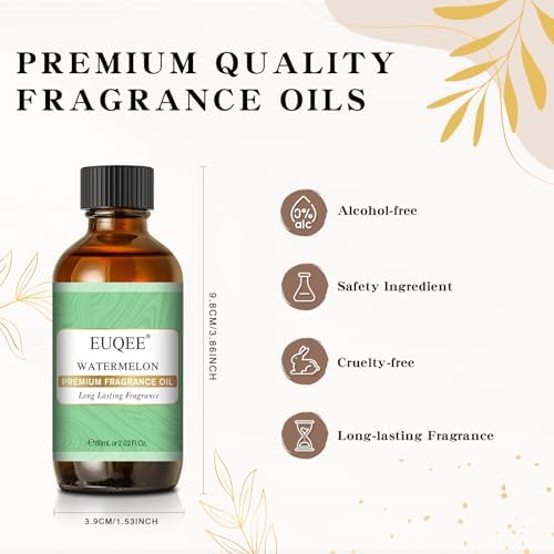 EUQEE 2.02 FL.OZ Watermelon Fragrance Oil for Laundry 60ML