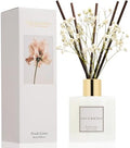 COCORRÍNA Reed Diffuser - Fresh Linen 6.7 fl oz Reed Diffuser with Sticks, Home Bedrrom Bathroom Shelf Decor