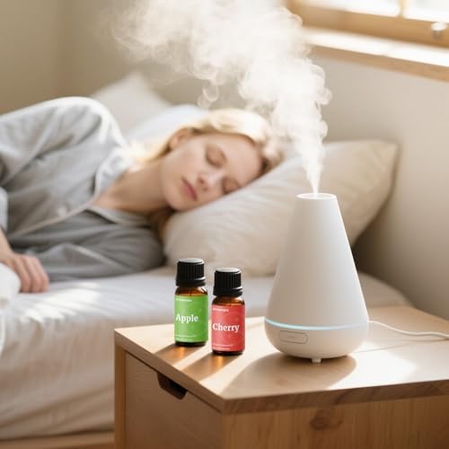 Fruit Fragrance Oils, Aromtopia 6x10ml Fruity Essential Oils for Diffusers for Home, Soap Candle Making Scents, Strawberry, Pineapple, Lemon, Cherry, Passion Fruit, Apple, Fragrance Oil Gift Set