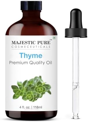 Majestic Pure Thyme Essential Oil for Diffuser - 4 Fl Oz