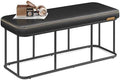 VASAGLE Storage Ottoman Bench for Entryway, PU Leather, Loads 660 lb