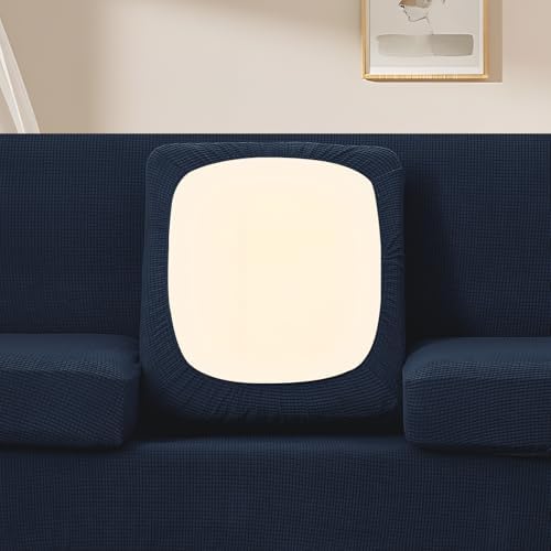 U-NICE HOME 2 Pieces Chair Covers Stretch Chair Slipcover, Navy
