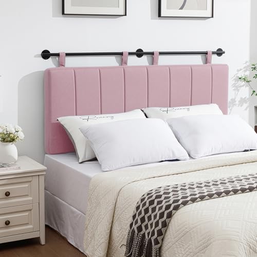 UEV King Headboard Only, Wall Mounted Hanging Upholstered Bed Head Board