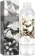 Reed Diffuser Refill, Eucalyptus Pine Cone Reed Diffuser Oil Natural Scented Essential Oil Refill Home Fragrance for Bathroom, Bedroom, Office Decor 200ml (6.76oz)