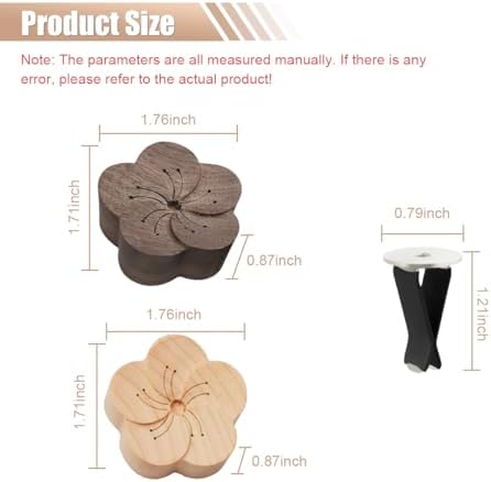 Wood Flower Essential Oil Diffuser, Car Air Vent Clip Aromatherapy Diffuser, Car Diffusers for Essential Oils, Car Diffuser Clip for Car Office Bedroom (2Pack (Dark+Light))
